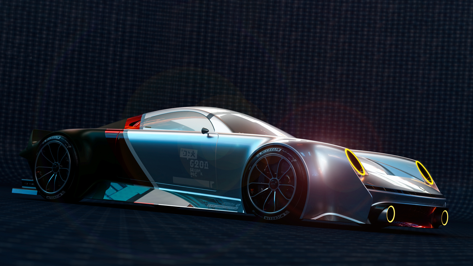 Porsche 977, VRED render