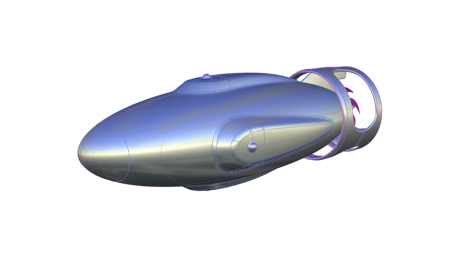 Alias surface model, shader pass