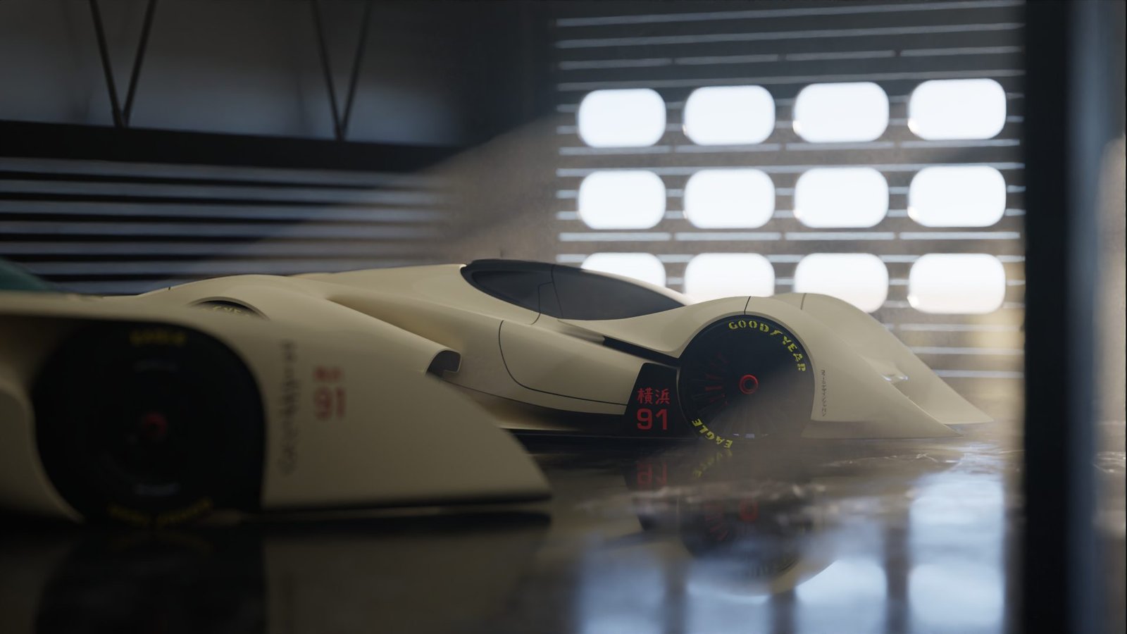 Colani Stingray, wind tunnel studio