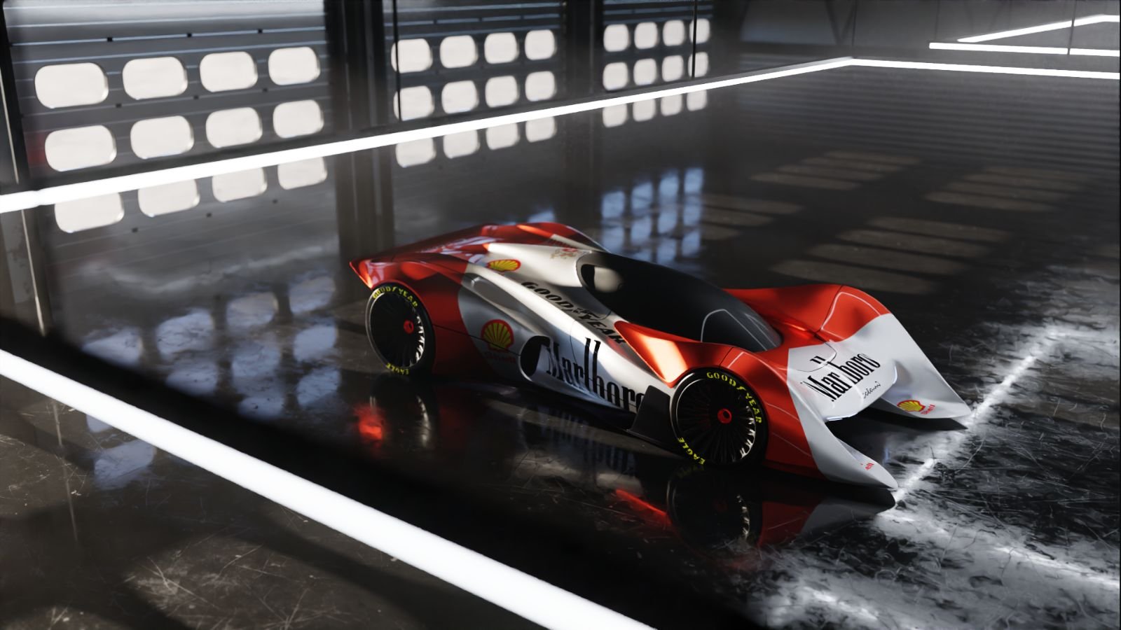 Marlboro livery, render 5