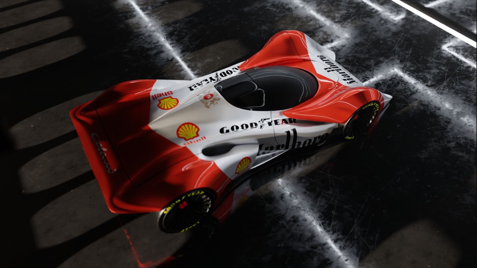 Marlboro livery, render 6