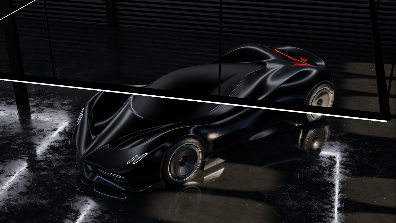 Pagani surface study, rear detail
